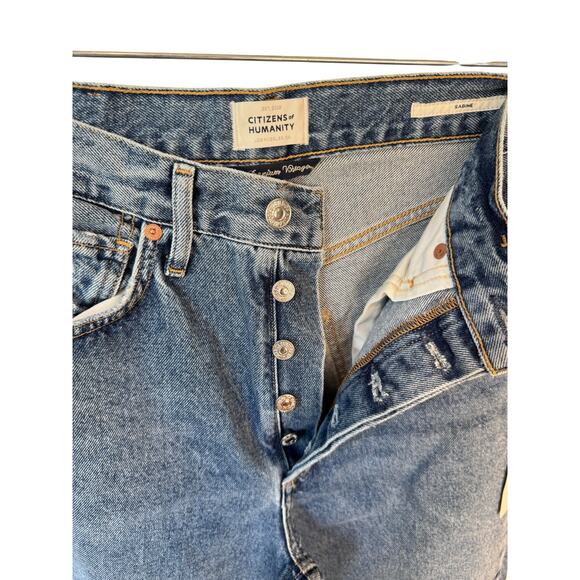 CITIZENS OF HUMANITY NWT Sabine High Rise Straight Leg Jeans in Gretta Size 26 - Picture 4 of 12